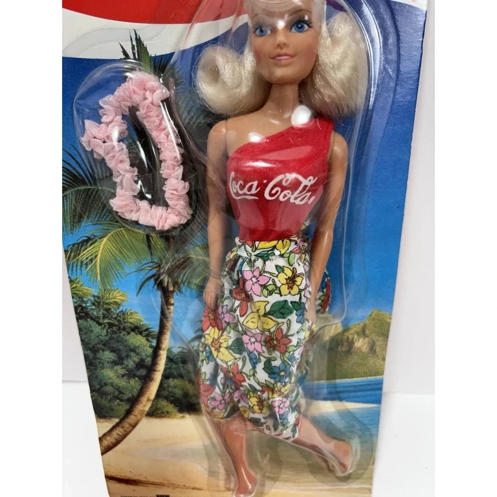 Vintage 1986 Coca Cola Fashion Doll BBI‎ + 1 Clothes Packing #4